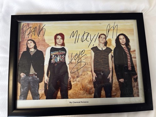 Chemical romance signed - chemical, a4