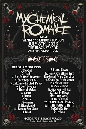 Chemical romance wembley - chemical,